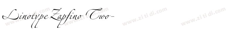 LinotypeZapfino Two字体转换